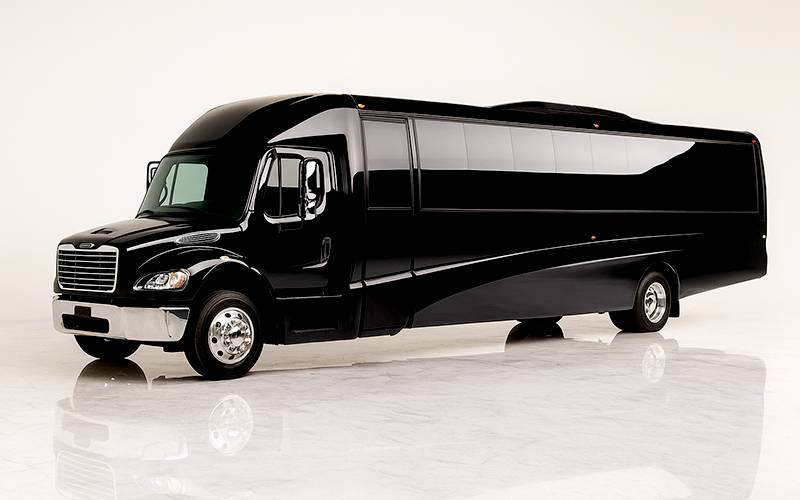 GM40 40-passenger coach for large group transportation in the Bay Area