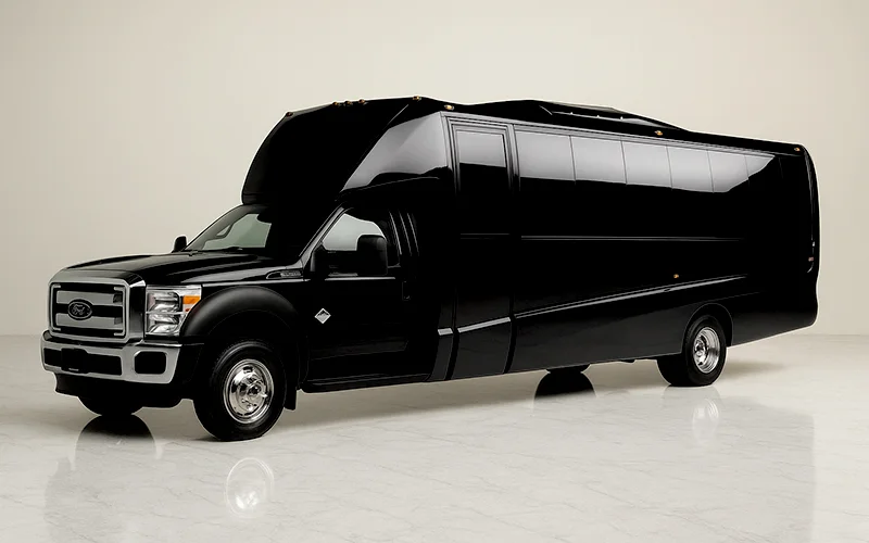 20-passenger limo bus for group events and celebrations in the Bay Area