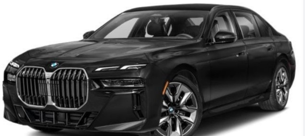 BMW 740i luxury sedan available for hourly chauffeur service in the San Francisco Bay Area